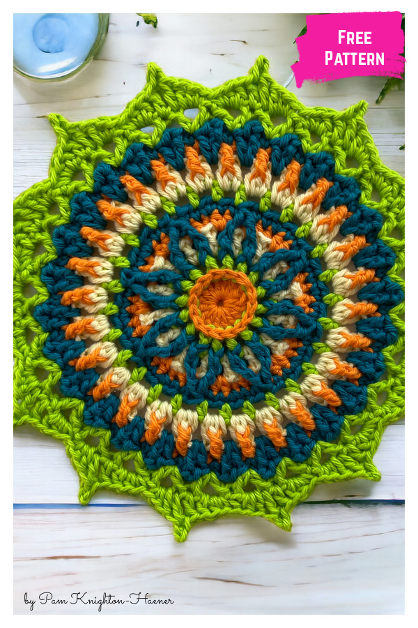 Zeyda Mandala Free Crochet Pattern 