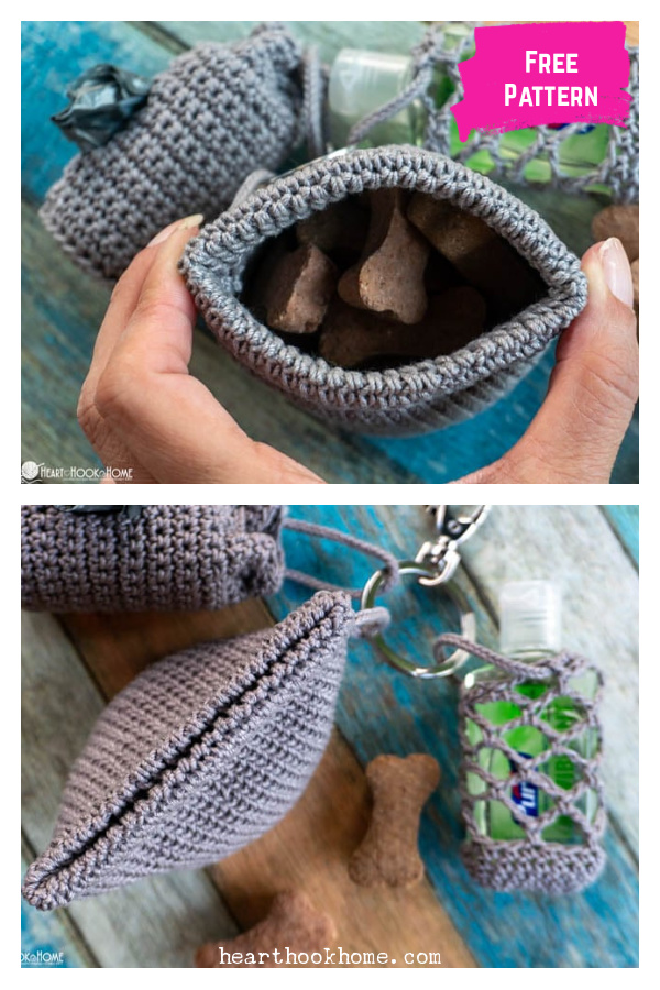 Dog Treat Bag Free Crochet Pattern