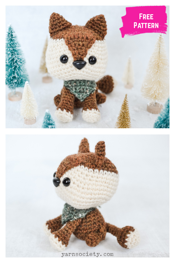 Finley The Fox Amigurumi Free Crochet Pattern