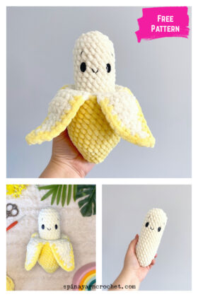 Banana Amigurumi Free Crochet Pattern