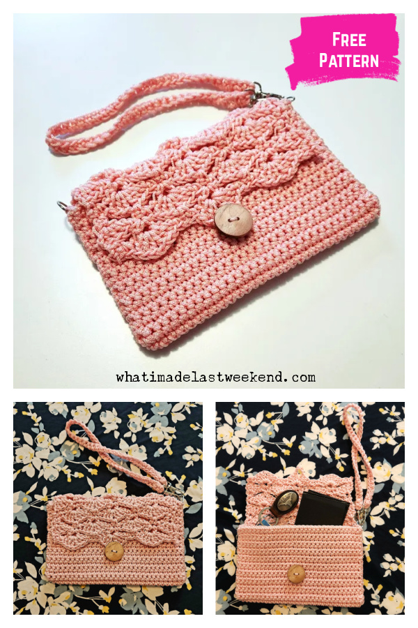 Wristlet Purse Free Crochet Pattern